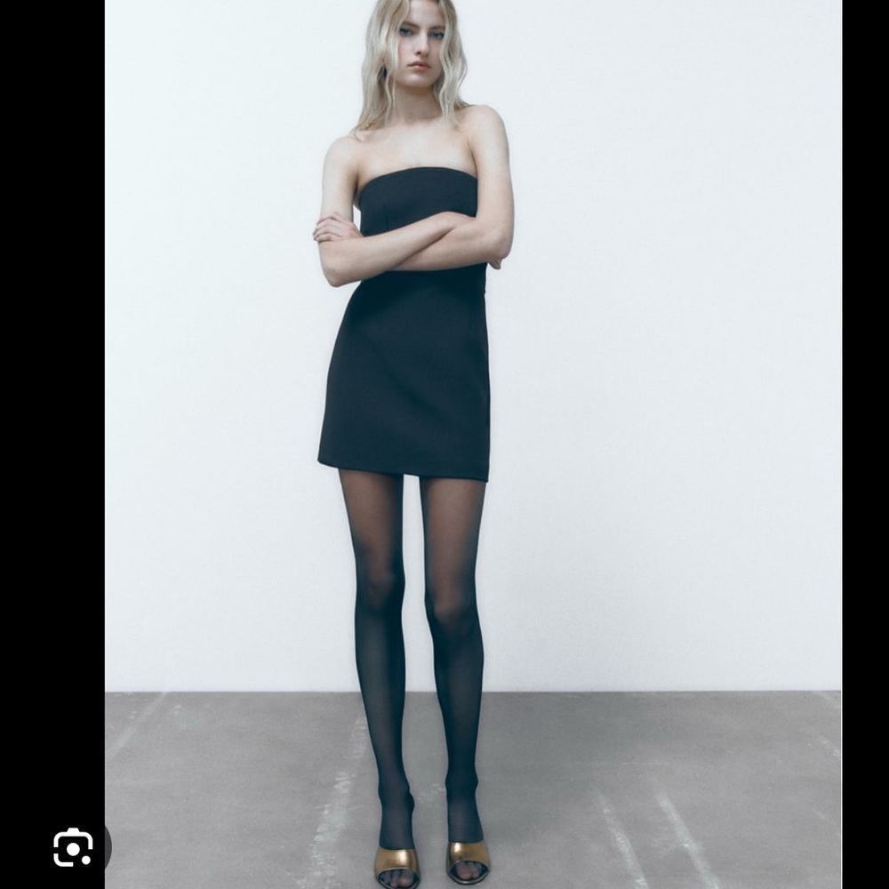 Zara super high quality strapless dress - never used
